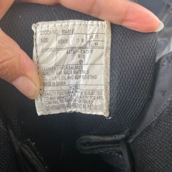 Thorogood BBP Waterproof Side-Zip Men's size 11 M Black Leather Tactical Boots - Picture 7 of 16